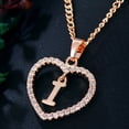 thumbnail image 1 of Collar para mujer, joyería para mujer, joyería de moda para mujer, regalo para mujer, cadena con colgante de 26 letras en inglés, collar con alfabeto, 1 of 2