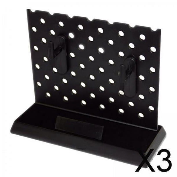 3x Soporte, Soporte, Soporte de Plástico para Montaje en Pared, Pantalla de Pared, Soporte, Soporte, Soporte, Negro 3 piezas
