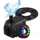 thumbnail image 2 of Agua Sumergible Led De 16 W, Bomba De Fuente, Bomba De Bajo Ruido Firme Con Luz, Bombas De Fuente Al Aire Libre Para Acuario, Piscina, Jardín sonducket HA044078-02, 2 of 6