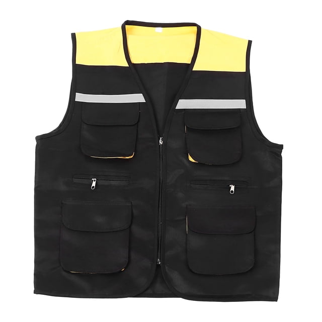<p>Worker Vest Work Vest Reflective Multi Pockets Practical Engineer Vest For Construction Site Mechanical Operation</p>