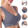 thumbnail image 5 of Gymayou 3-Pack Breathable Cool Liftup Air Bras Sports Bra Large Size Air Bra Comfortable Mesh Sports Bra for Women Blue S, 5 of 6