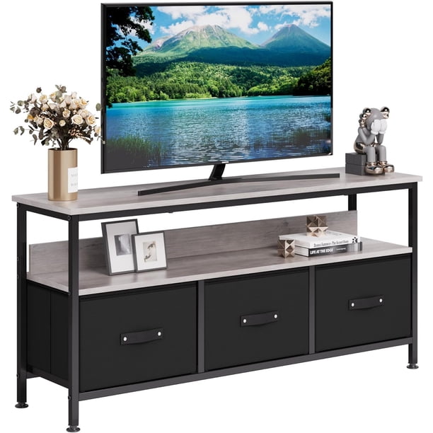 Cómoda-style mesa de TV para sala de estar con 3 cajones