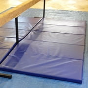 Greatmats Gymnastics Folding Tumbling Exercise Mat Blue 4x10 Ft x 2 Inch