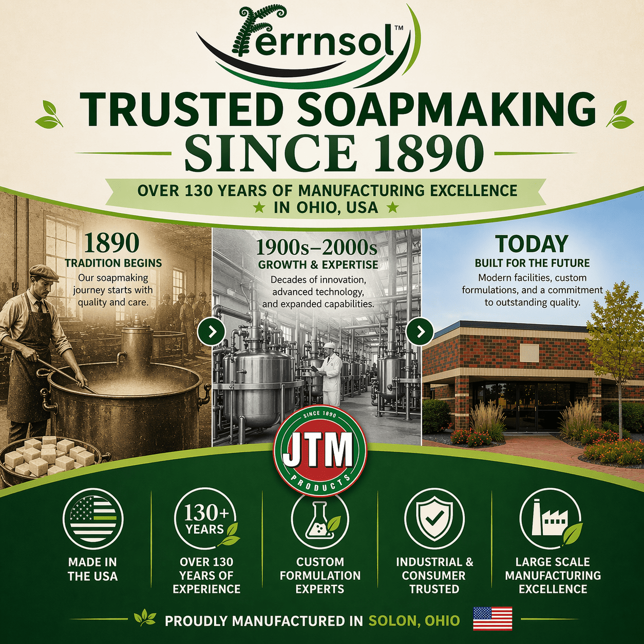 Ferrnsol Liquid All Purpose Castile Soap, Unscented Refill, 0.5 Gallon