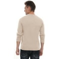 thumbnail image 4 of GIRUNS Men's Crewneck Sweater Soft Casual Sweaters for Men Classic Pullover Sweaters with Ribbing Edge, 4 of 5