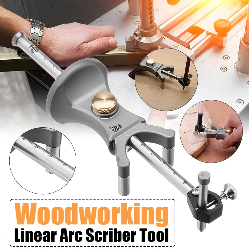 Drillpro Woodworking Linear Arc Scriber Tool DIY Scribe Tool Draw Circle