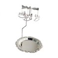 thumbnail image 1 of Portavelas Bandeja Bandeja de almacenamiento Plato Portavelas Portavelas Soporte Argén Sunnimix candelabro giratorio, 1 of 8