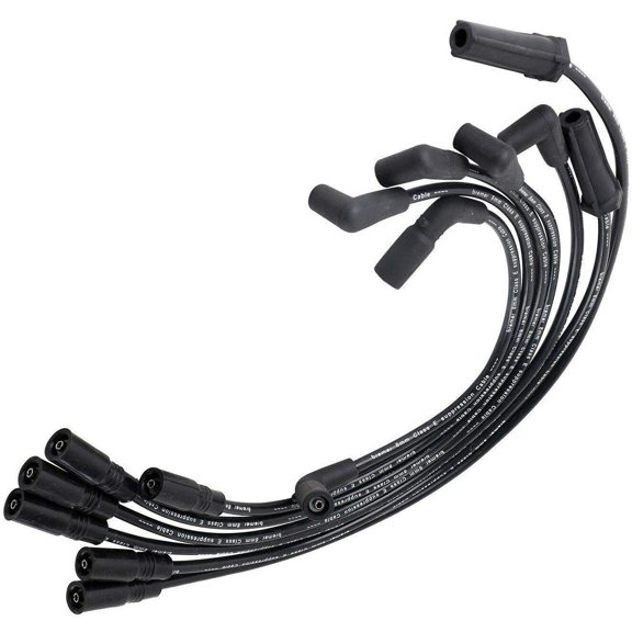 Ignition Spark Plug Wires 7mm (7PC Set) for 1996-2001 Chevy GMC S10 Blazer Express Savana C/K 1500 Jimmy Sonoma Specific Models