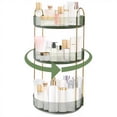 thumbnail image 2 of Organizador de maquillaje INVSSENE, giratorio 360°, 3 niveles, verde, 2 of 6