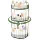 thumbnail image 2 of Organizador de maquillaje INVSSENE, giratorio 360°, 3 niveles, verde, 2 of 6