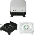 thumbnail image 2 of 3D Printed Cooling Fan Base for Mac Mini M4/M4 Pro 2024 Anti Slip Bracket With Cooling Fan Stand, 2 of 7