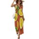 thumbnail image 1 of Vestido Largo Sin Mangas Para Mujer, Delicious Lemon Traje Informal Para Cumpleaños, Verano, 1 of 5