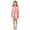 Pink, variant on Shachafan Girls Sleeveless Flutter Dress With Bowknot Backless Summer Casual Party Wear Toddler Baby Floral Print Outfit Girls Holiday Outfits