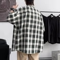 thumbnail image 3 of Men's Plus Size Classic Plaid Pocket Button-Down Short Sleeve Shirt, 3 of 4