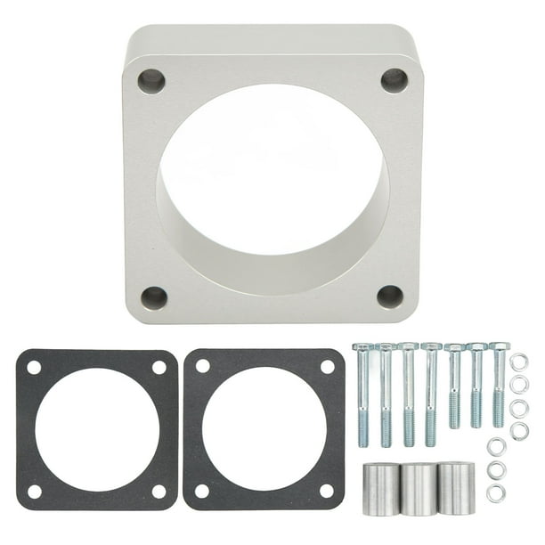 Reemplazo de placa adaptadora de cuerpo de acelerador de Metal, espaciador de cuerpo de acelerador de 4 pernos para JEEP WRANGLER CHEROKEE Jadeshay A