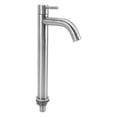 thumbnail image 1 of Bathroom Faucet, Cold Water Tap Brushed Finish Cold Water Control  for Bathroom Tall Bent, 1 of 7