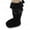 Black, variant on Newborn Baby Girls Knee High Socks Bow Long Stockings Infants Toddlers Ruffled Socks School Uniform Leggings