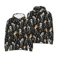 thumbnail image 6 of Bingfone Dancing Skeleton Party Men's Drawstring Hoodie Long Sleeve Pocket Sweatshirts-Large, 6 of 6
