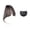 Dark Brown, variant on Air Bangs Wig For Women With Natural Front Forehead Invisible Hair Patch Round Face French Bangs Fake Bangs