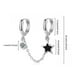 thumbnail image 5 of Sonducket Pendientes de aro de moda delicado pendiente de cadena encantador hermoso cristal de estrella todo-fósforo oreja joyería regalos de navidad Ropa, zapatos y accesorios Miscelánea Sonducket AP016923-00, 5 of 6