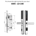 thumbnail image 1 of Waterproof Smart Door Lock Fingerprint APP Password RFID Card Keyless Digital Electronic Lock Aluminum/s Sliding ,Easy Installation, 1 of 6