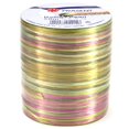 thumbnail image 1 of Morex Ribbon Pearl Raffia Fabric Ribbon Spool, 55-Yard, Multi Color (138-698), 1 of 3