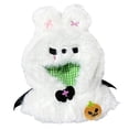 thumbnail image 1 of Capa de muñeca, vestido de muñeca para muñeca de 10 cm, para niñas pequeñas, disfraces, muñeca de peluche suave blanco, 1 of 9