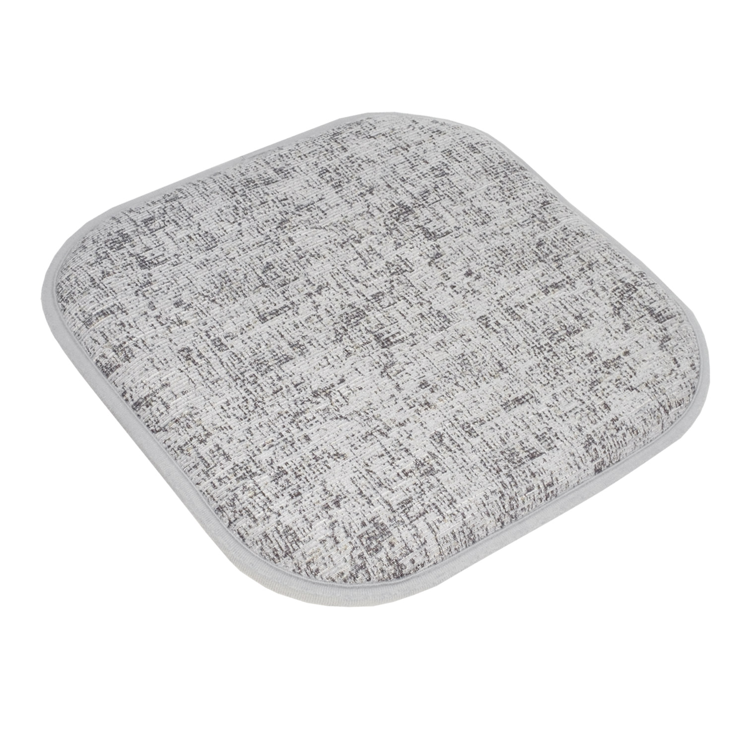 Broadway Memory Foam No Slip Back 16 x 16 Chair Pad Cushion 12 Pack - Blue-Black