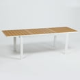 thumbnail image 4 of Aoodor All-aluminum Stretch Table with Wood Grain Top Stretchable to Save Space, 4 of 8