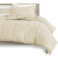 thumbnail image 3 of Bare Home Ultra-Soft Goose Down Alternative Comforter Set, Twin/Twin XL, Sand, 3 of 6