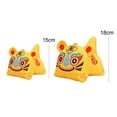 thumbnail image 3 of Cheers.US Tiger Mascot Doll Delicate Embroidery Ethnic Style,Color Chinese Animal Tiger Plush Toy,Delicate Embroidery, Good Resilience,for Year of Tiger, 3 of 9