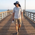 thumbnail image 7 of Outdoor UPF50+ Mesh Sun Hat Wide Brim Fishing Hat with Neck Flap Sun Hat for Men Women,One Size, 7 of 7