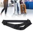 thumbnail image 2 of Adjustable Suitcase Belts Luggage Strap Multifunction Nylon Wear Resistant Durable Baggage Secure Lock Strap for Car Seat Stroller Travel Packing Straps[Black], 2 of 9