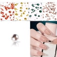 thumbnail image 3 of SmartBy 1440Pcs/Bag Nail Decoration Exquisite DIY Lightweight Flat Bottom Rhinestones Nail Ornaments for Women, 3 of 7