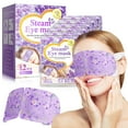 Siquannnn A Box (12pc)Steam Eye Patch Lavender Steam Eye Patch Disposable Heating Steam Eye