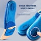 thumbnail image 2 of Plantillas de silicona para zapatos Hombres Mujeres Soporte de arco Plantilla ortopédica para pies Cestas amortiguadoras Zapatillas deportivas para correr SoleEU45-46 Gao Jinjia LED, 2 of 2