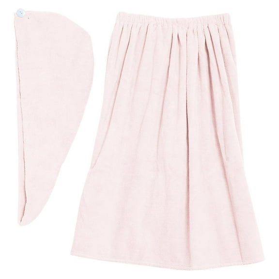 Bath Towel Shower Cap Set Large Towel 70*140 Fiber Set Super Absorbent Variable Shower Skirt Dry Hair Cap Bath Towel Home Decor