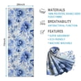thumbnail image 2 of Pioneer Flower Floral Print Pattern Hot Yoga Mat Towel Non Slip for Hot Yoga - Quick-Drying Yoga Mat Cover with 4 Corner Pockets with Travel Bag - Hot Yoga Towel Non Slip 70"x26", 2 of 6