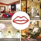 thumbnail image 4 of Lámpara LED decorativa en forma de árbol navideño rosa con diseño de renos y corazones - Incluye baterías y conexión USB para decoración de hogar, bares y fiestas, 4 of 5