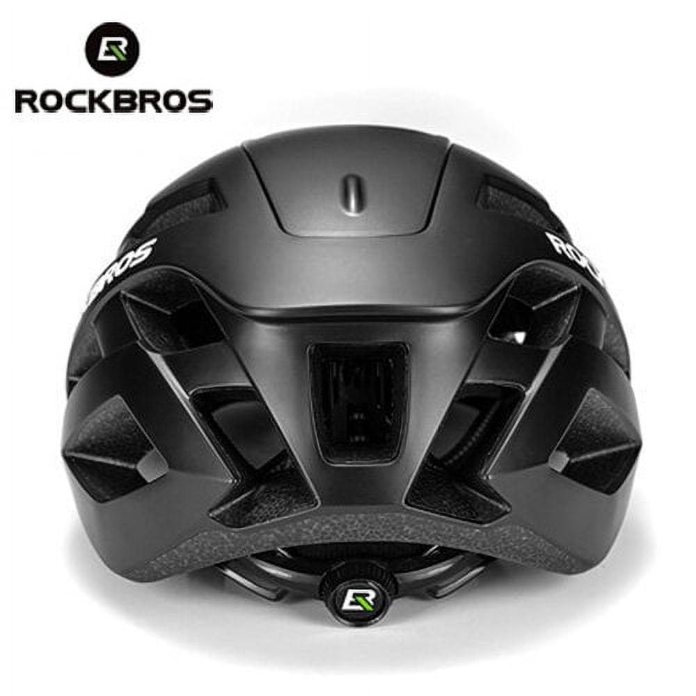 ROCKBROS Cycling Helmet Magnetic-suction Helmet with Changable Cover Integrated Molding Wind Break Breathable Comfortable Cycling Helmet with Adjustable Taillight