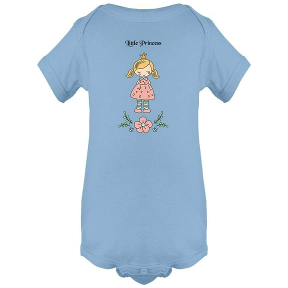 Small Girl And Flower Bodysuit Infant -Image by Shutterstock,  6 Months