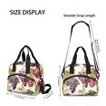 thumbnail image 3 of Herdesigns Purple Grapes Insulated Lunch Bag for Women Men Adults Large Reusable Lunch Box Leakproof Portable Cooler Tote Bags with Adjustable Shoulder Strap, 3 of 6
