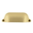 thumbnail image 1 of Nostalgic Warehouse 761754 Cup Pull Farm Large in Satin Brass Cabinet Hardware, 1 of 1