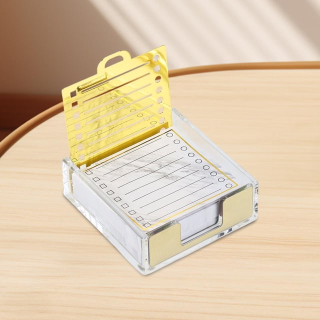 Spity Note Soporter con regalos de plantilla Notas pegajosas Topicador de dispensador para el hogar Claro