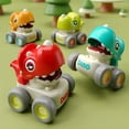 thumbnail image 2 of TZDZRC Dinosaur Car, Big Eyed Dinosaur Press Whistle Car for Kids, Cute Cartoon Style, Customized for Small Hands, ABS Material, Soft Whistling Sound, Cute Toys for Kids, 2 of 12