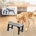 thumbnail image 3 of Elevated Dog Bowls, 6 Adjustable Heights Raised Pets Feeder Bowls W/Stainless Steel Bowls Neck Protection, Suitable For Small Medium Large Dogs, 3 of 7