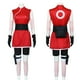 thumbnail image 4 of Disfraz de Haruno Sakura para mujer, disfraz de Anime Shippuden, peluca, falda, traje unisex de Ninja, disfraz de Carnaval de Halloween, 4 of 5