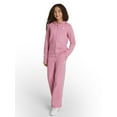 thumbnail image 3 of Reebok Girl's Game Day Fleece High Waisted Puddle Pant, Sizes 4-18, 3 of 5