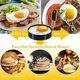 thumbnail image 3 of paquetes de anillos para huevos de 3.5'' con mango de silicona, anillos de acero inoxidable para cocinar huevos, antiadherentes para freír huevos y Egg McMuffins, molde para huevos de desayuno negro, 3 of 5