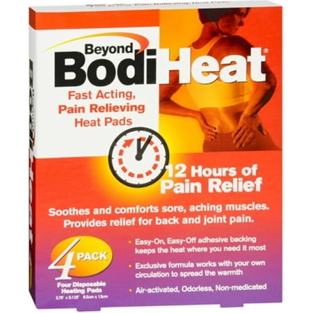 Beyond BodiHeat Pads 4 Each (Pack of 2)